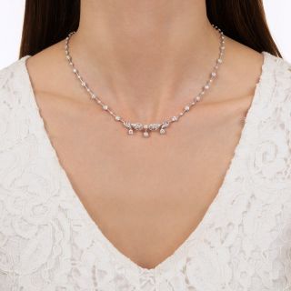 Edwardian Style Diamond Necklace