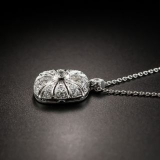Edwardian Style Diamond Pendant