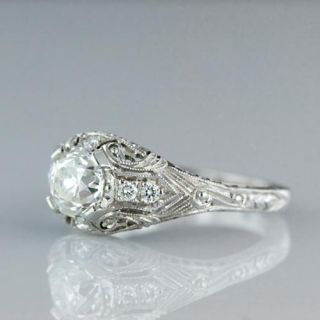 Edwardian Style Engagement Ring