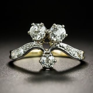 Edwardian Three-Stone Diamond Ring - 1