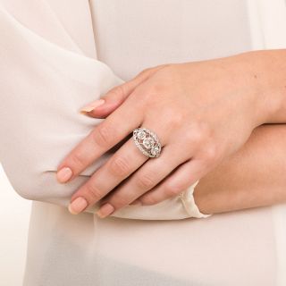 Edwardian Three-Stone Diamond Ring