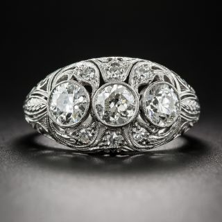 Edwardian Three-Stone Diamond Ring
