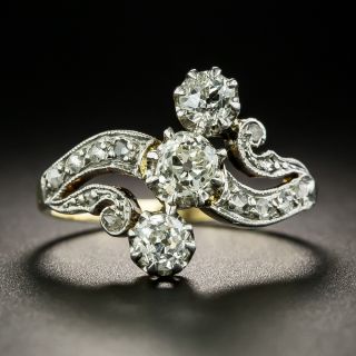 Edwardian Three-Stone Diamond Ring - 2