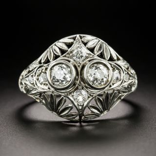 Edwardian Toi et Moi Diamond Ring - 2