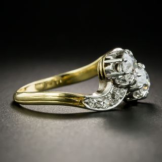 Edwardian Twin-Stone Diamond Ring - c.1900 