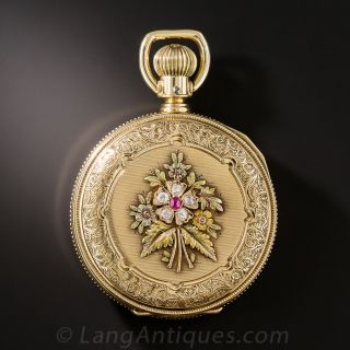 Elgin Tri-Color Gold Pocket Watch