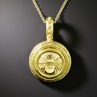 Elizabeth Locke Bee Pendant - 2