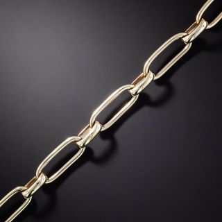 Elongated Cable Link Bracelet  - 2