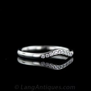 Elsa Peretti for Tiffany Contoured Diamond Wedding Band