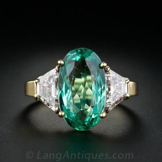 Emerald and Diamond Ring