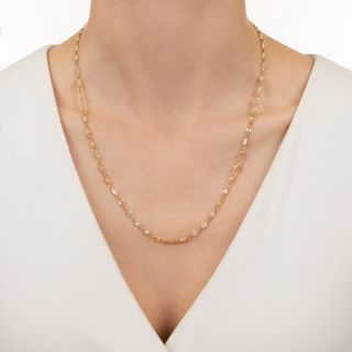 Emerald-Cut Diamond Necklace - 9.05 Carats