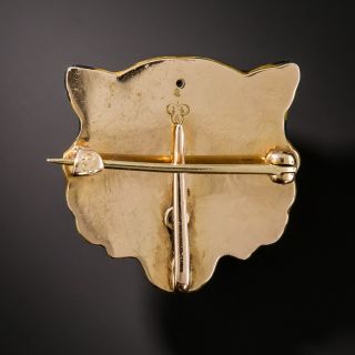 Enamel Diamond Tiger Pin by Alling & Co