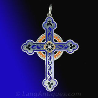 Enameled-Sterling-Cross-Pendant-Main-View