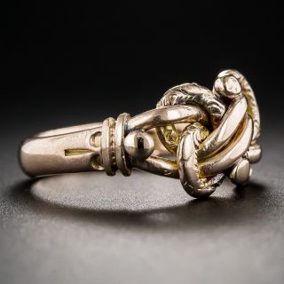 English 9K Gold Knot Band