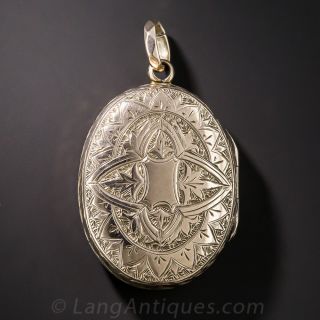 English Antique Victorian Locket