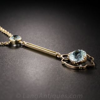 English Aquamarine Necklace