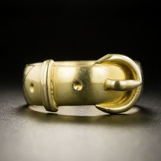 English Buckle Band Ring, Circa 1918 - 3
