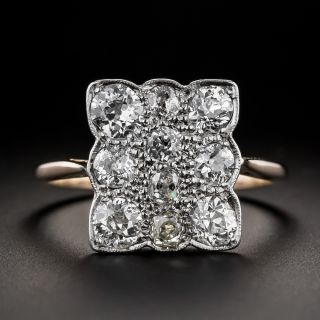 English Edwardian Diamond Cluster Ring - 2