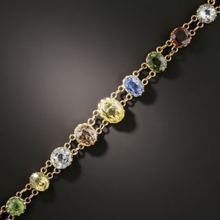 English Edwardian Multi-Gemstone Bracelet - 2