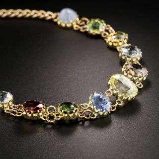 English Edwardian Multi-Gemstone Bracelet