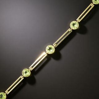 English Edwardian Peridot Bracelet - 2