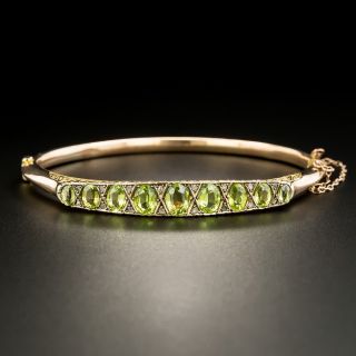 English Garnet and Glass Doublet Bracelet c.1911 - 2