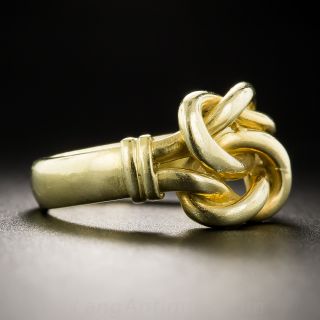 English Gold Love Knot Ring
