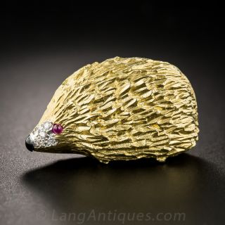 English Hedgehog Pin