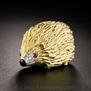 English Hedgehog Pin