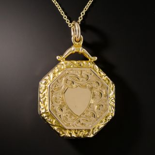 English Late-Victorian Hexagonal Locket - 2
