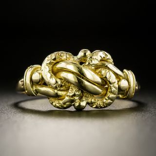 English Love Knot Ring, Circa 1901 - 2