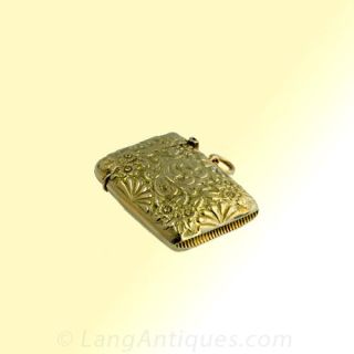 English Repousse Matchsafe