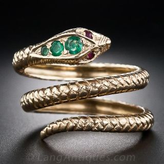 English Snake Ring 