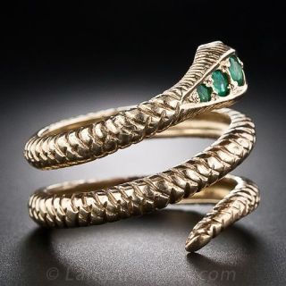 English Snake Ring 