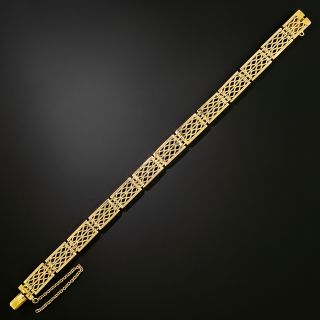 English Victorian 15K Gold Bracelet - 2