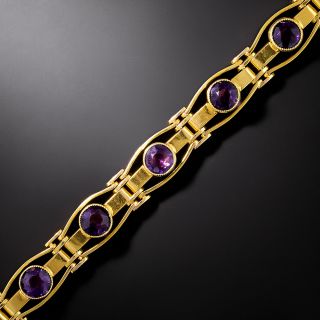 English Victorian Amethyst Bracelet - 2