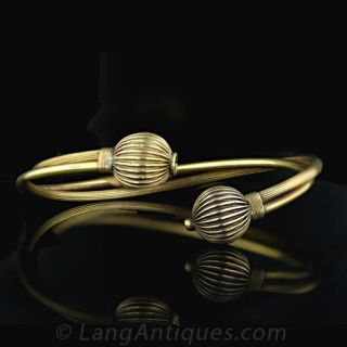 English Victorian Bangle Bracelet Main View