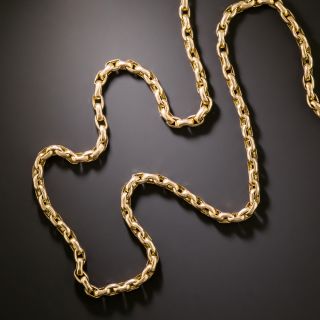 English Victorian Belcher Link Chain - 2