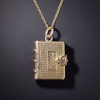 English Victorian Book Locket - 1