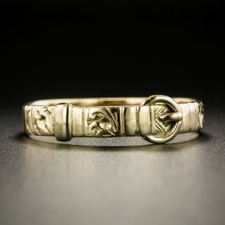 English Victorian Buckle Band, Size 9 1/2 - 2