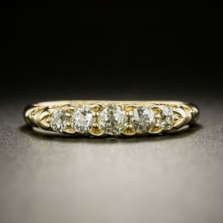 English Victorian Five-Stone Diamond Ring, Circa 1890 - 3