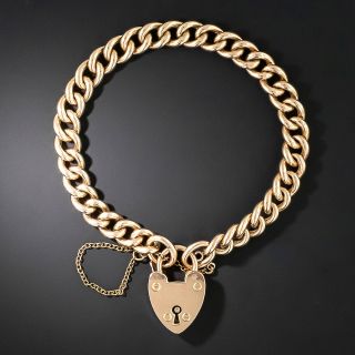 English Victorian Gate Bracelet, Circa 1907 - 2