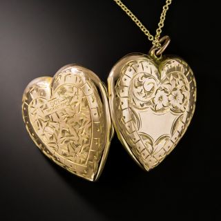 English Victorian Heart Locket
