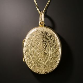 English Victorian Locket, Circa 1875