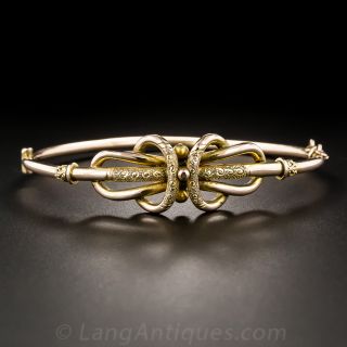 English Victorian Love Knot Bracelet