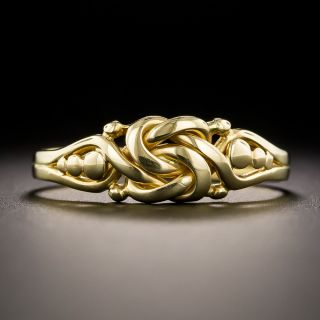 English Victorian Love Knot Ring, Circa 1895 - 3