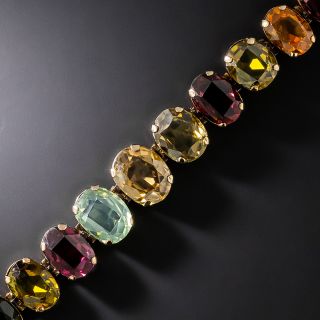 English Victorian Multi-Gem Line Bracelet - 3