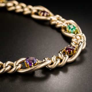 English Victorian Multi-Gemstone Bracelet - 3