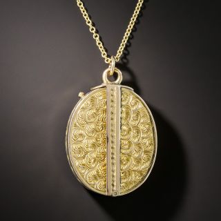 English Victorian Oval Locket