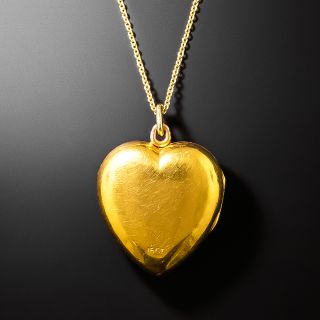 English Victorian Petite Heart Locket